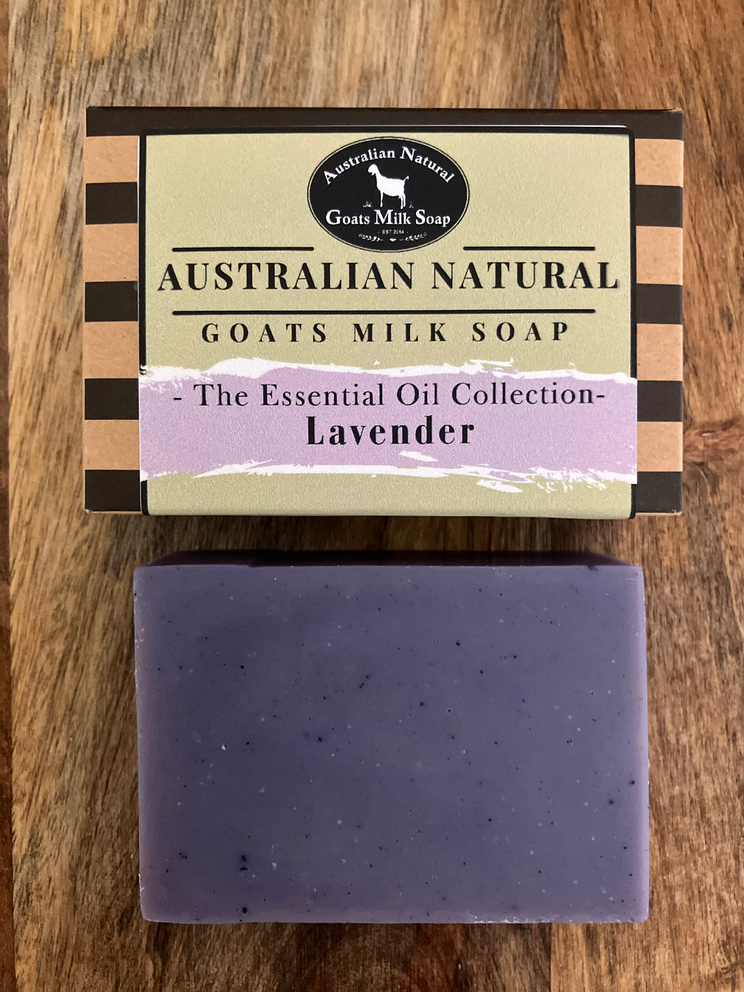 Goats Milk Soap - LAVENDER - ESSENTIAL OIL BODY BAR