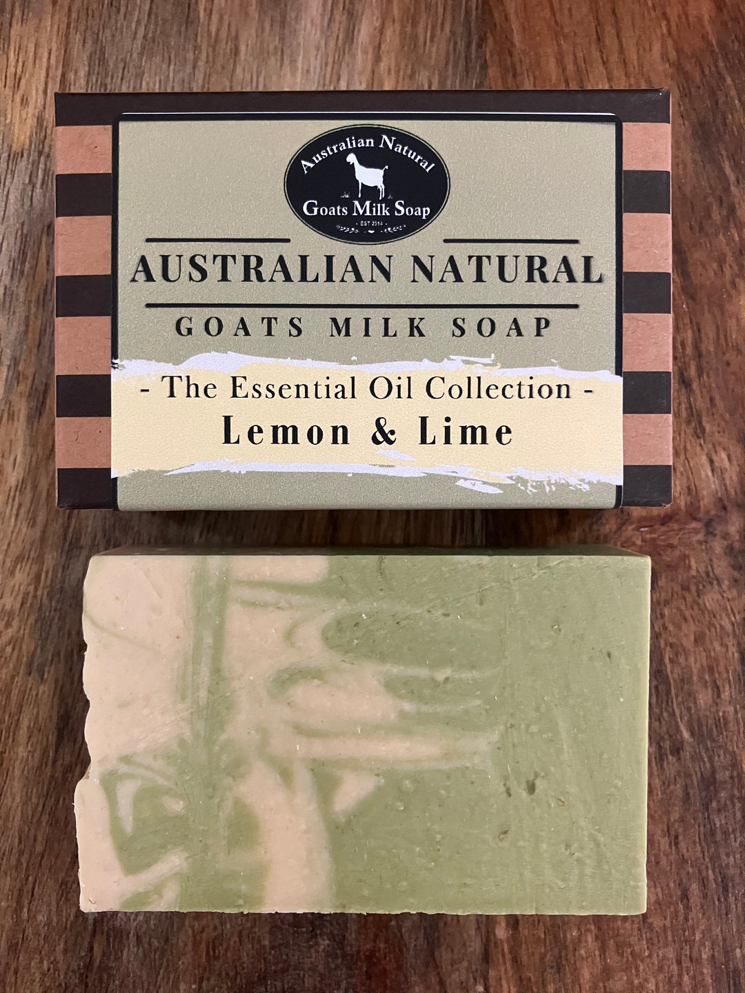 BEST UPLIFTING GOATS MILK SOAP - LEMON & LIME - ESSENTIAL OIL - OILY SKIN BAR