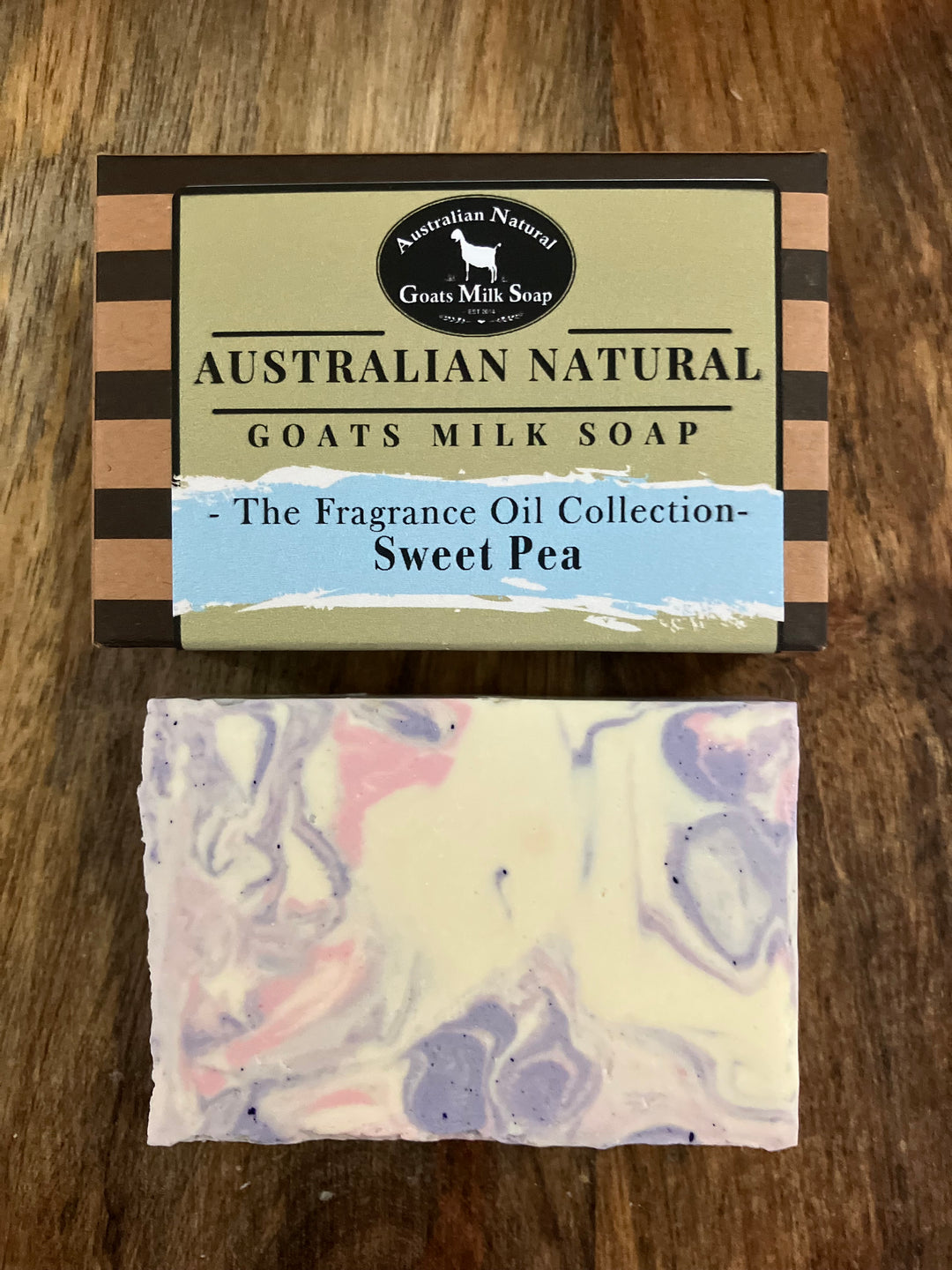 BEST GOATS MILK SOAP - SWEET PEA - FRAGRANCED BODY BAR