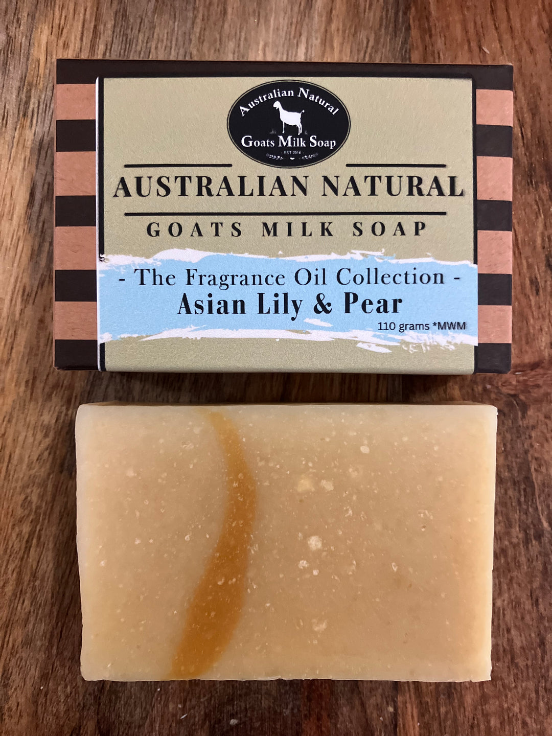 BEST GOATS MILK SOAP - ASIAN LILY WITH PEAR & AVOCADO OIL