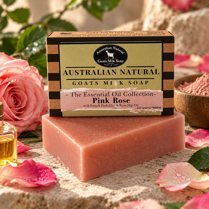 Rose - Rose Geranium with Rose Hip Oil &amp; Clay | Essential Oil