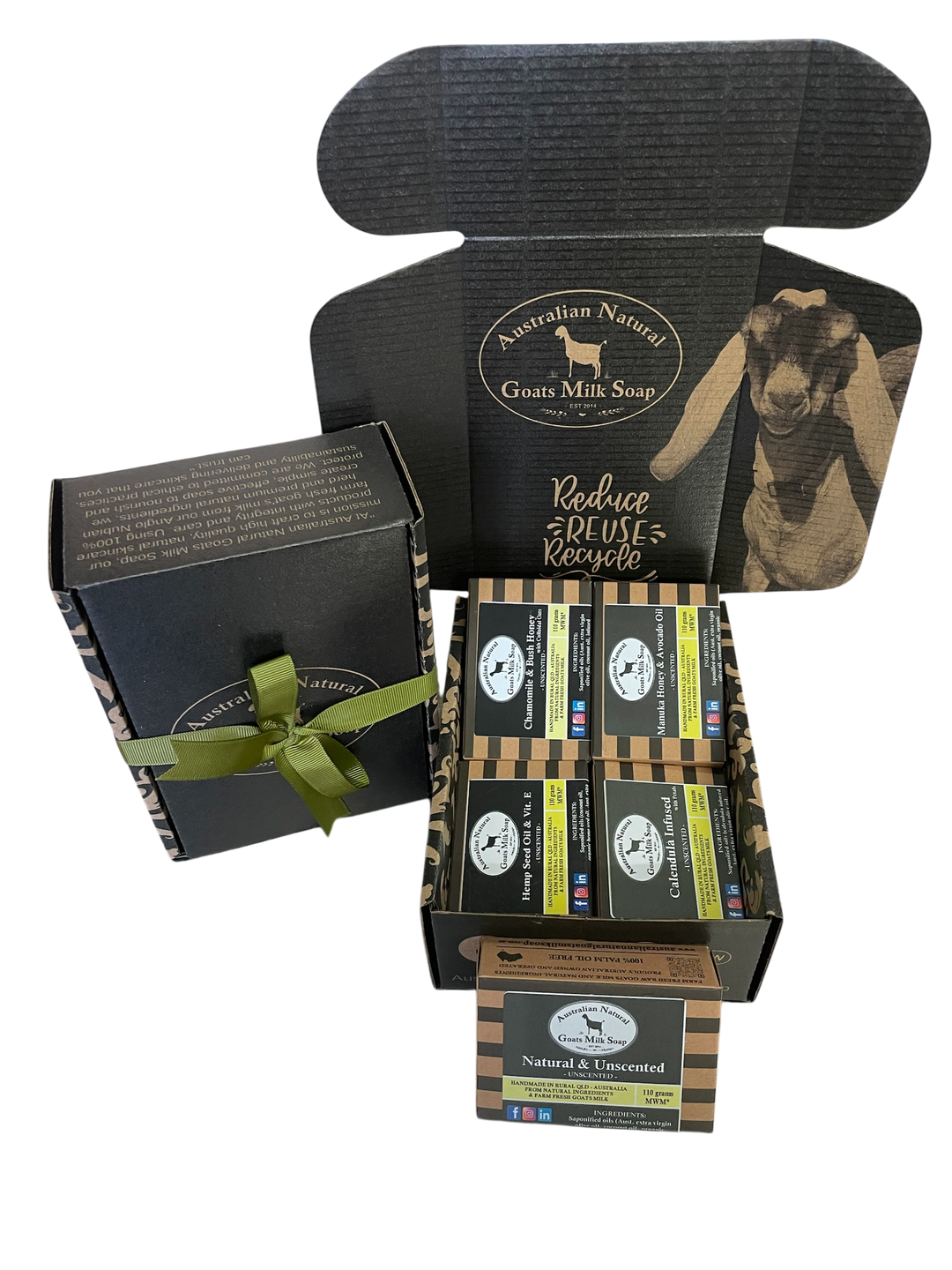Gift Box Mitt - Shower - Australian Natural Goats Milk Soap