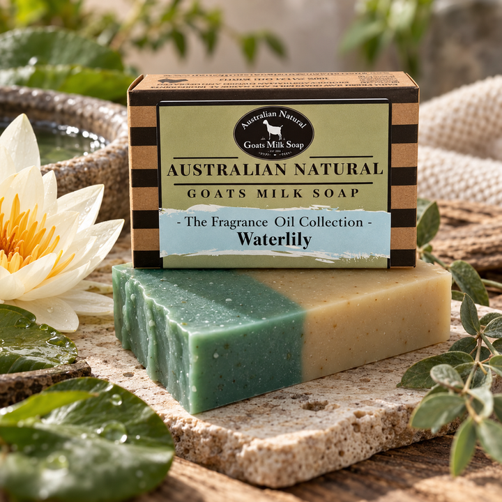 GOATS MILK SOAP - WATERLILY - FRAGRANCED BODY BAR