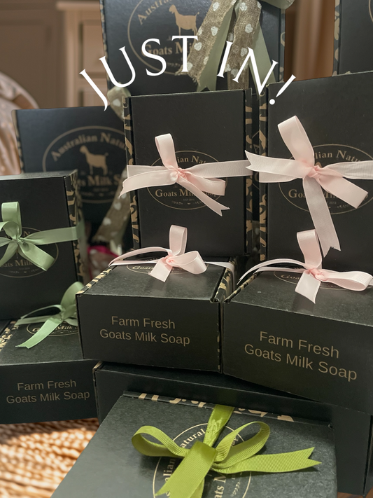 Premium Uplifting (Citrus Aroma's) Gift Pack - AUSTRALIAN NATURAL GOATS MILK SOAP - BEST GOATS MILK SOAP - AUSTRALIA WIDE - Bath Salts Gift Box Contents