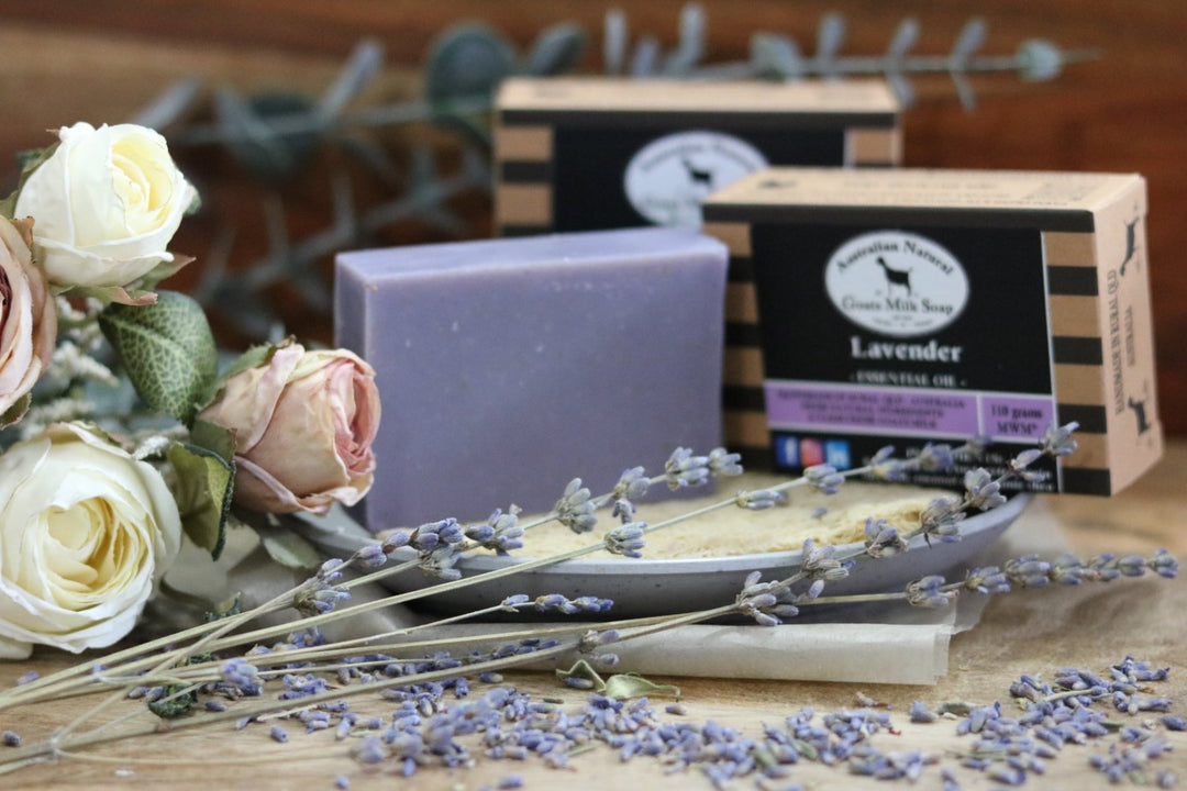 Lavender  - Essential Oil - Australian Natural Goats Milk Soap - Unboxed