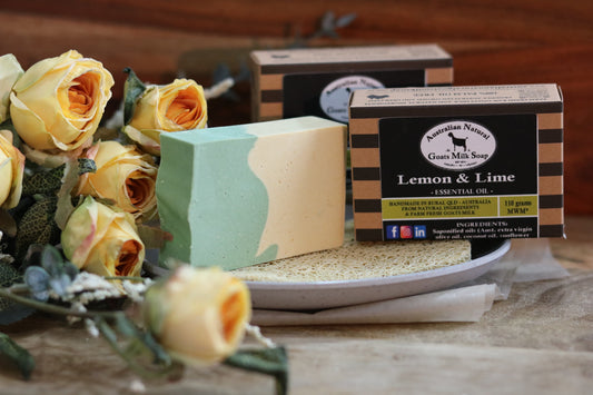 Lemon and Lime - Essential Oil - Australian Natural Goats Milk Soap 