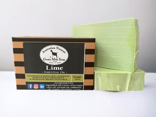 Lime unboxed - Essential Oil - Australian Natural Goats Milk Soap