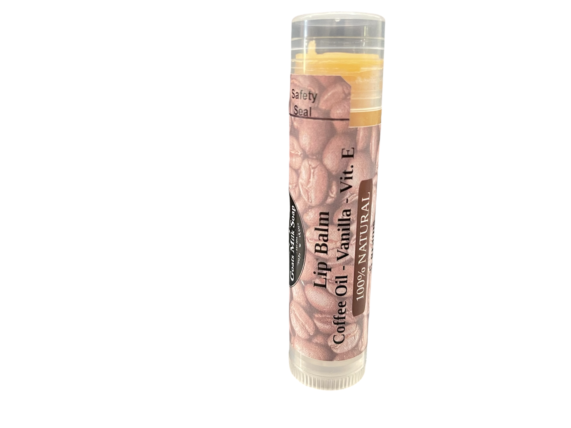 Lip Balm - Natural - Handmade - Australian Made - Coffee Oil with Vanilla and Vitamin E.