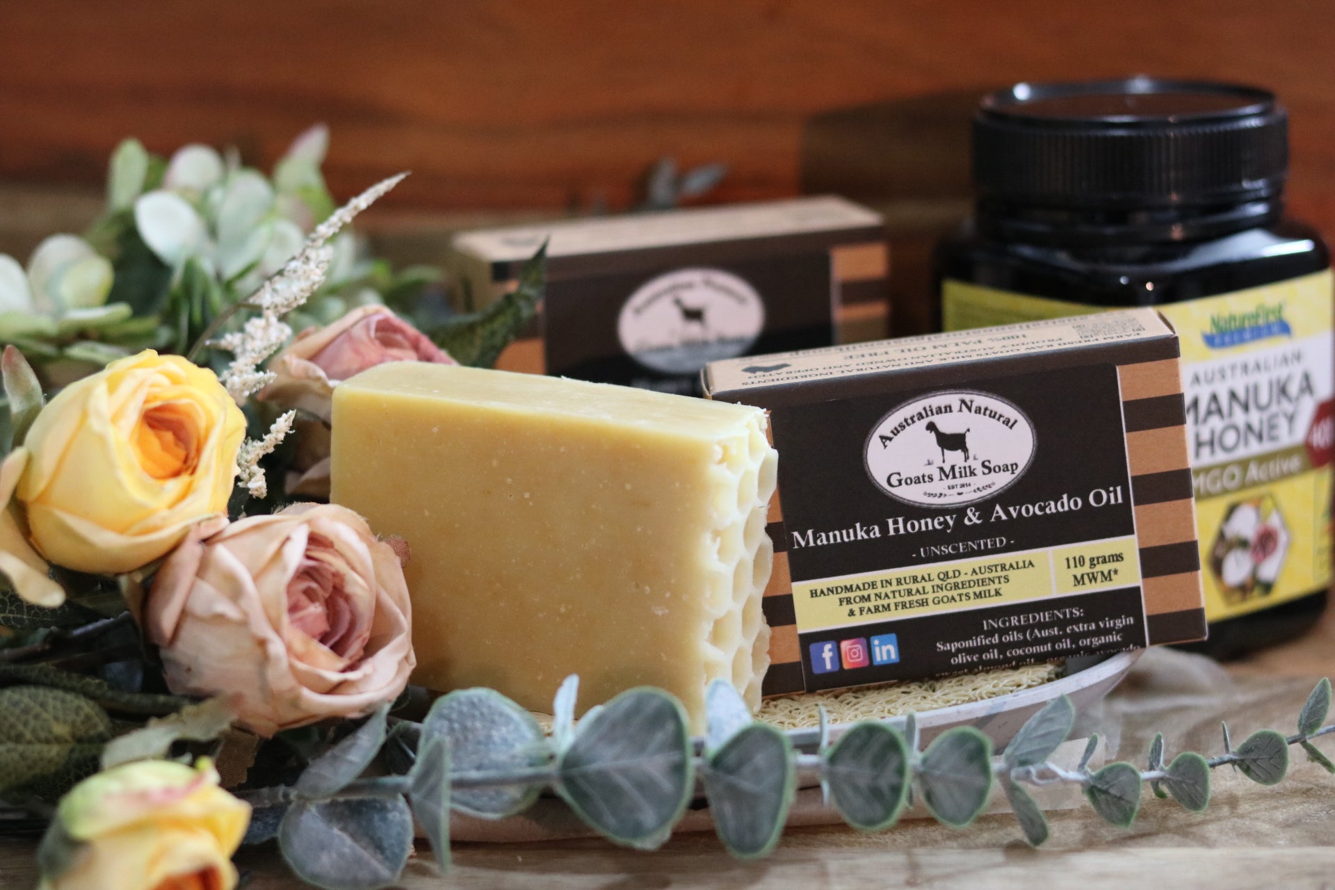 Unscented Range - Australian Natural Goats Milk Soap