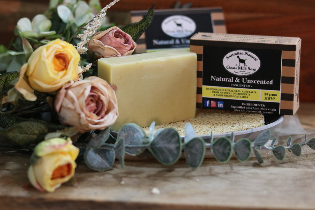 Natural & Unscented Goats Milk Soap - Australian Natural Goats Milk Soap