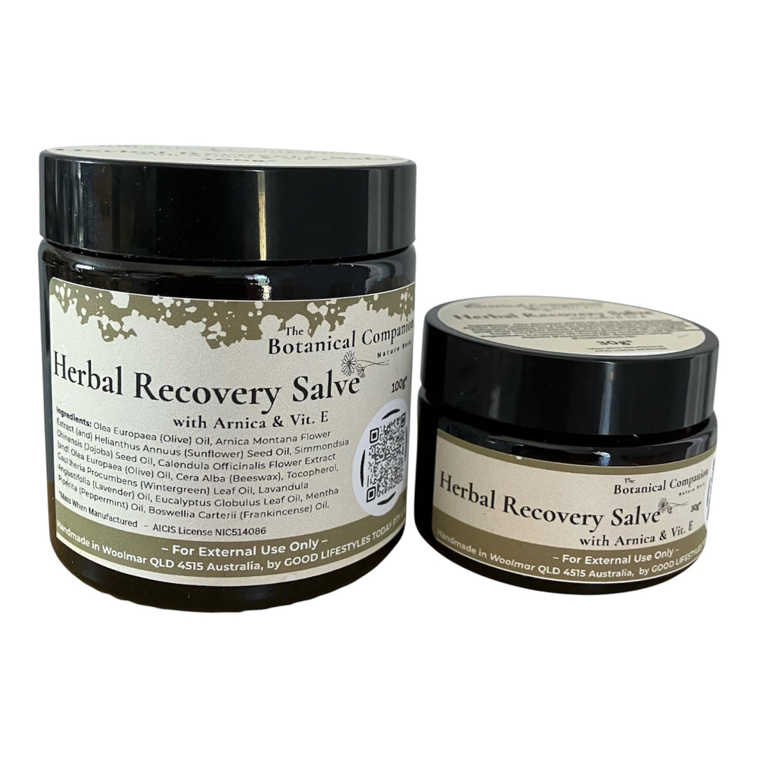 Herbal Recovery Salve with Arnica &amp; Vitamin E.