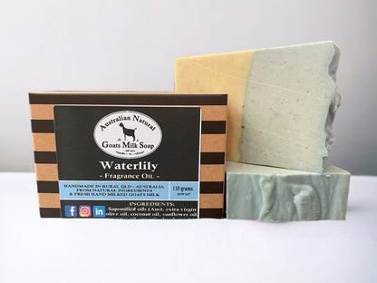 GOATS MILK SOAP - WATERLILY - FRAGRANCED BODY BAR