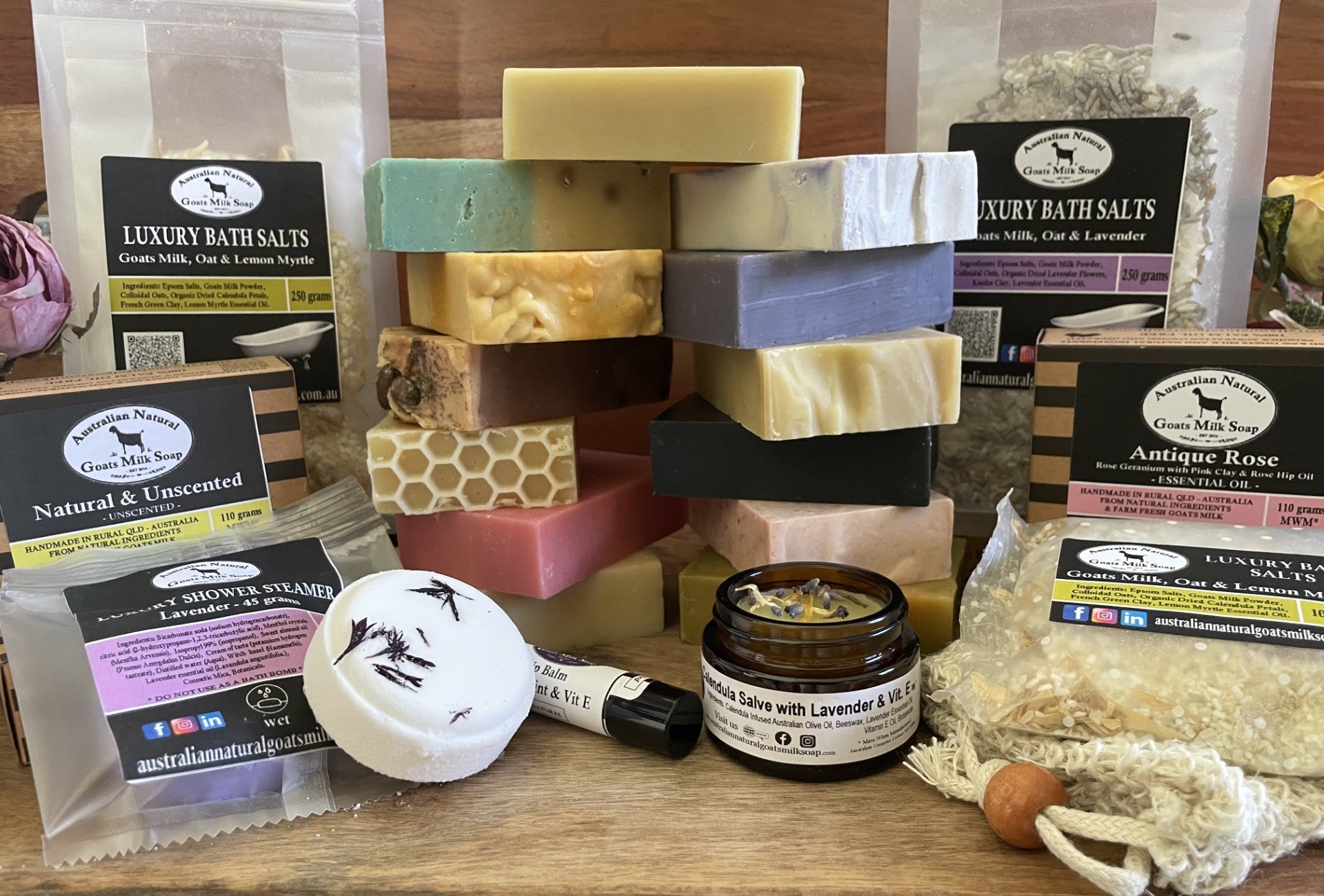 Australian Natural Goats Milk Soap and Skincare Range Photo