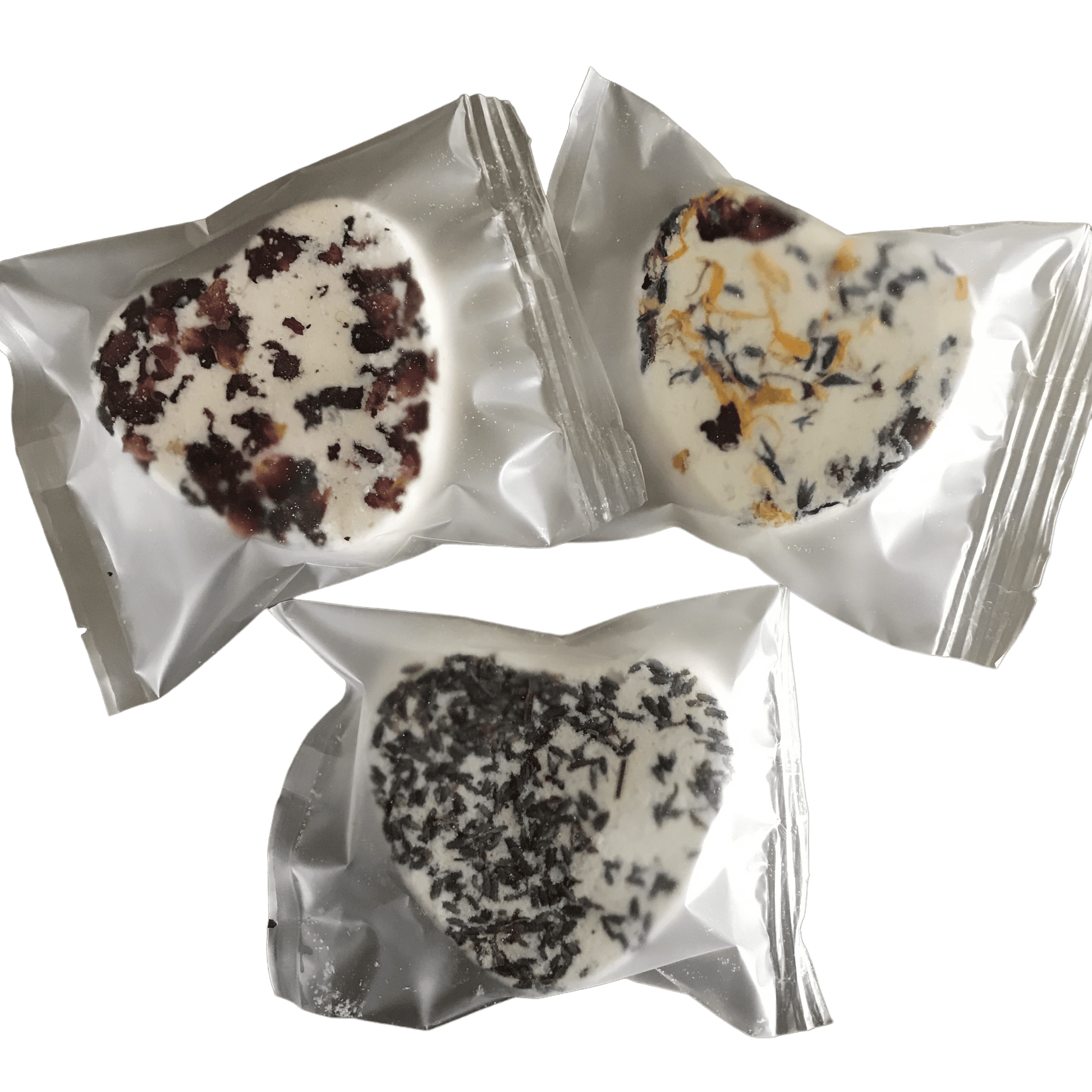 Goats Milk Bath Bomb Soaks - 3 Pack of Lavender, Rose Geranium, Floral &amp; Earthy