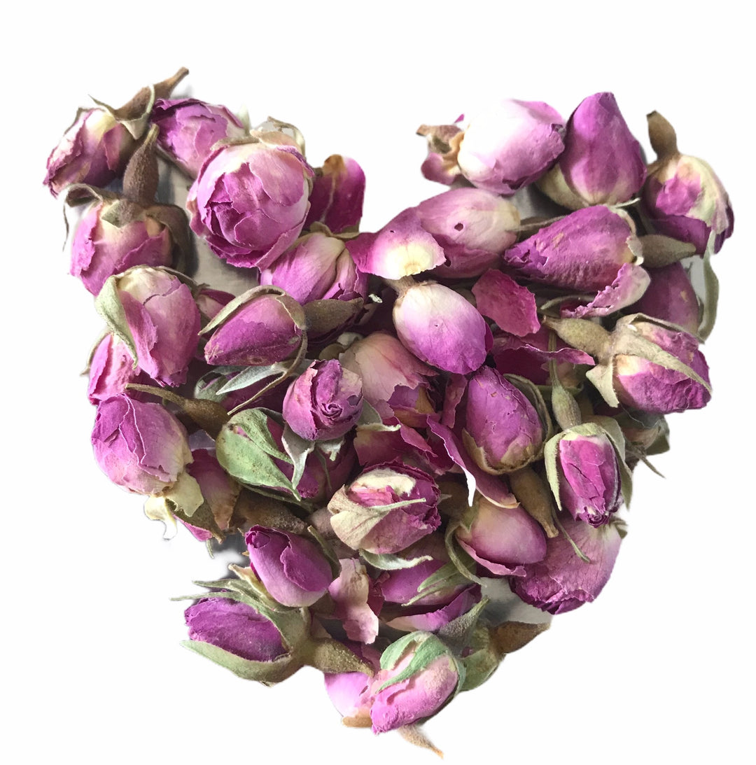 Pink Rose Buds - Organic - Dried Herb - Herbs R Us Australia