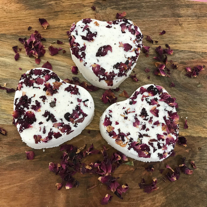 Goats Milk Bath Bomb Soaks - Rose Geranium
